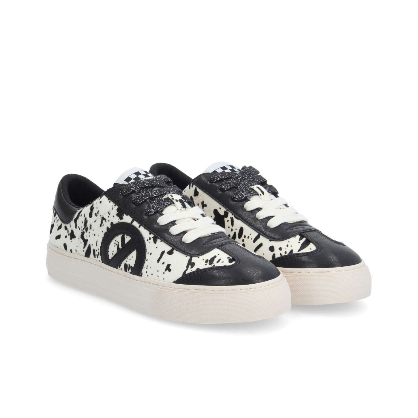 ARCADE TOE SIDE W - P.COW/GLOW - BIANCO/NERO